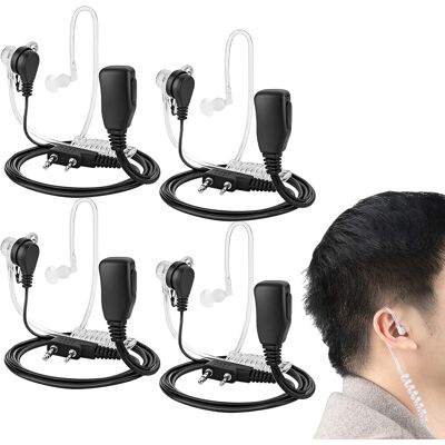 OEM 4 Pièces Oreillette Talkie Walkie, Microphone Déporté, Bouton Ptt, Fil 1m, Pour Baofeng 888s, Usage Professionnel - Publicité OEM 4 Pièces Oreillette Talkie Walkie, Microphone Déporté, Bouton Ptt, Fil 1m, Pour Baofeng 888s, Usage Professionnel - Publicité
