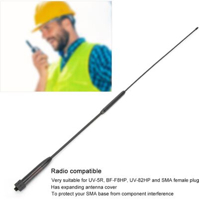 OEM Antenne Professionnelle Double Fréquence Flexible En Alliage D'Aluminium Souple Rh901s Avec Connecteur Sma F Femelle 144/430 Mhz - Publicité OEM Antenne Professionnelle Double Fréquence Flexible En Alliage D'Aluminium Souple Rh901s Avec Connecteur Sma F Femelle 144/430 Mhz - Publicité