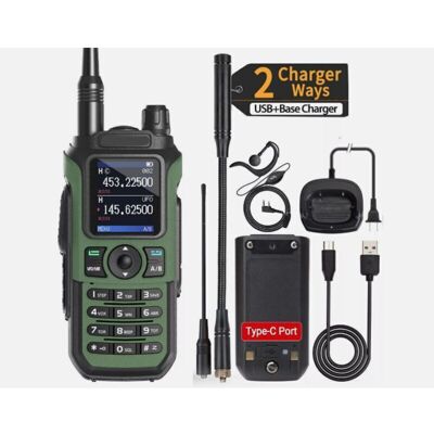 OEM Talkie-walkie Baofeng Uv-21 Pro V2 – Portée Étendue 10 Km – Rechargeable – 16 Canaux – Lampe Torche Led Intégrée – Communication Professionnelle - Publicité OEM Talkie-walkie Baofeng Uv-21 Pro V2 – Portée Étendue 10 Km – Rechargeable – 16 Canaux – Lampe Torche Led Intégrée – Communication Professionnelle - Publicité