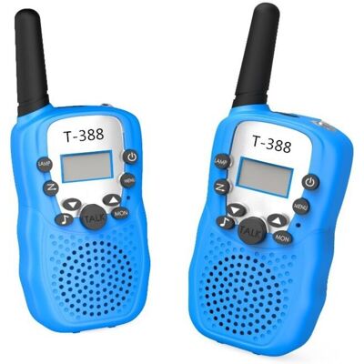 OEM Rt388 Longue Portée Talkie Walkie Enfant, 8ch Lampe De Poche Vox Pour Garçons Et Filles, 3-12 Ans Enfants Jouets,cadeaux D'Anniversaire Pour Activités (1 Paire, Bleu Ciel) - Publicité OEM Rt388 Longue Portée Talkie Walkie Enfant, 8ch Lampe De Poche Vox Pour Garçons Et Filles, 3-12 Ans Enfants Jouets,cadeaux D'Anniversaire Pour Activités (1 Paire, Bleu Ciel) - Publicité