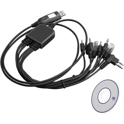 OEM Nouveau Cable De Programmation Usb 8 En 1 Pour Pour Talkie-walkie Portatif Voiture Radio Cd Logiciel - Publicité OEM Nouveau Cable De Programmation Usb 8 En 1 Pour Pour Talkie-walkie Portatif Voiture Radio Cd Logiciel - Publicité