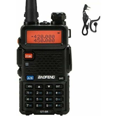 OEM Baofeng Uv-5r Talkie-walkie Émetteur-récepteur Fm Radio À Deux Canaux Double Affichage 400-520mhz 5w Radio À Jambon À Deux Canaux Rechargeable Radio À Main Avec Écouteur, Prise Noire, Ue - Publicité OEM Baofeng Uv-5r Talkie-walkie Émetteur-récepteur Fm Radio À Deux Canaux Double Affichage 400-520mhz 5w Radio À Jambon À Deux Canaux Rechargeable Radio À Main Avec Écouteur, Prise Noire, Ue - Publicité