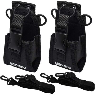 OEM 2 Pcs Étui Pour Radio En Nylon Universel Sac Pour Talkie Walkie Multifonctionnel Pochette Radio Tactique 13.5 8 4.5cm Pour Téléphone Gps Talkie-walkie - Publicité OEM 2 Pcs Étui Pour Radio En Nylon Universel Sac Pour Talkie Walkie Multifonctionnel Pochette Radio Tactique 13.5 8 4.5cm Pour Téléphone Gps Talkie-walkie - Publicité