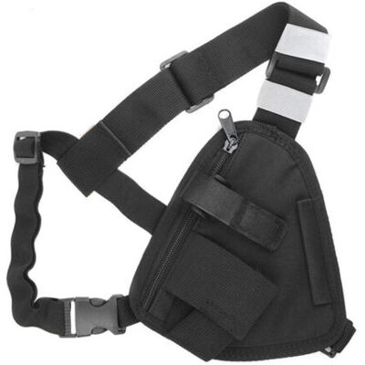 OEM Royaluxe-chest Harnais Pour Radio Gilet Portable Sac Poitrine Noir Avec Sangle Réglable Compatible Avec Motorola Talkie Walkie Baofeng Léger Et Durable Idéal Pour Les Activités En Plein Air - Publicité OEM Royaluxe-chest Harnais Pour Radio Gilet Portable Sac Poitrine Noir Avec Sangle Réglable Compatible Avec Motorola Talkie Walkie Baofeng Léger Et Durable Idéal Pour Les Activités En Plein Air - Publicité