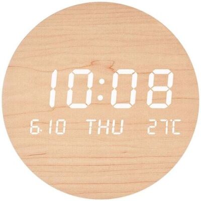 OEM Horloge Murale Led Horloge Créative, Muet Horloge Murale Mode Nordique S201-1pcs-couleur Bois Massif (chargement De Type De Stockage De Puissance) - Publicité OEM Horloge Murale Led Horloge Créative, Muet Horloge Murale Mode Nordique S201-1pcs-couleur Bois Massif (chargement De Type De Stockage De Puissance) - Publicité
