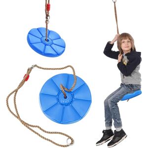 OEM Balancoire Exterieur, Balancoire Enfant Avec Corde Escalade Pour Enfant Et Adulte, Siege Balancoire Charge Max 150kg, Balancoire De Disque Pour Intérieure Et Extérieure (bleu) - Publicité OEM Balancoire Exterieur, Balancoire Enfant Avec Corde Escalade Pour Enfant Et Adulte, Siege Balancoire Charge Max 150kg, Balancoire De Disque Pour Intérieure Et Extérieure (bleu) - Publicité