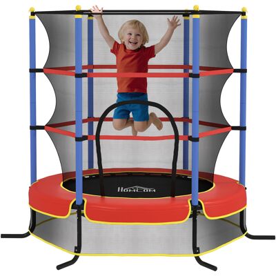 ARRIGONI Trampoline Enfant Ø 1,75 × 1,90h M Filet De Sécurité Porte Zipée Couvre-ressorts 6 Poteaux Rembourrés Noir Rouge Bleu - Publicité ARRIGONI Trampoline Enfant Ø 1,75 × 1,90h M Filet De Sécurité Porte Zipée Couvre-ressorts 6 Poteaux Rembourrés Noir Rouge Bleu - Publicité