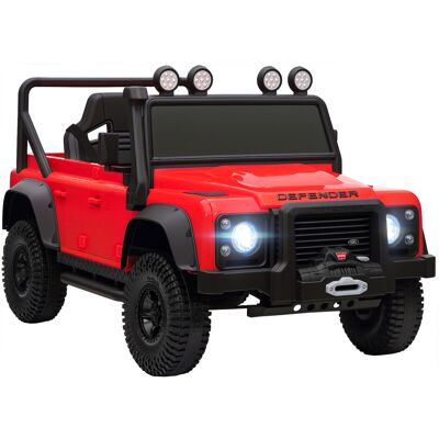 ARRIGONI Voiture Electrique Pour Enfants 3-5 Ans Land Rover Officielle 12v Avec Telecommande Suspensions Et Lumieres Led Rouge - Publicité ARRIGONI Voiture Electrique Pour Enfants 3-5 Ans Land Rover Officielle 12v Avec Telecommande Suspensions Et Lumieres Led Rouge - Publicité
