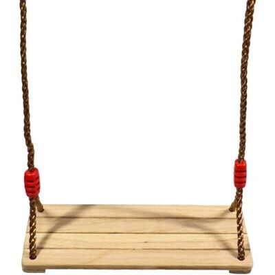 OEM Balançoire En Bois Pour Enfants Et Adultes. Siège Avec Cordes Réglables Pour Arbre Et Aire De Jeux - Publicité OEM Balançoire En Bois Pour Enfants Et Adultes. Siège Avec Cordes Réglables Pour Arbre Et Aire De Jeux - Publicité
