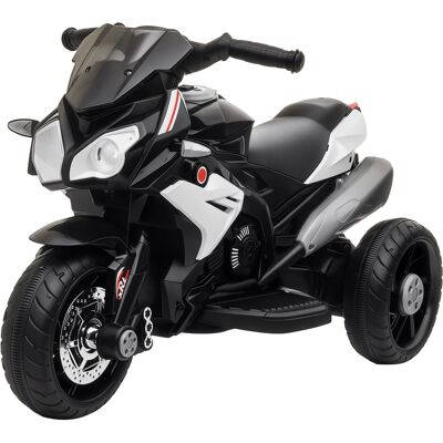 ARRIGONI Moto Électrique Enfants 3 Roues 6 V, Voiture Électrique Enfants Avec Effets Lumineux Et Sonores, Vitesse Max. 3 Km/h, Pour 3 À 5 Ans, Charge Max. 25 Kg, Noir Et Blanc - Publicité ARRIGONI Moto Électrique Enfants 3 Roues 6 V, Voiture Électrique Enfants Avec Effets Lumineux Et Sonores, Vitesse Max. 3 Km/h, Pour 3 À 5 Ans, Charge Max. 25 Kg, Noir Et Blanc - Publicité