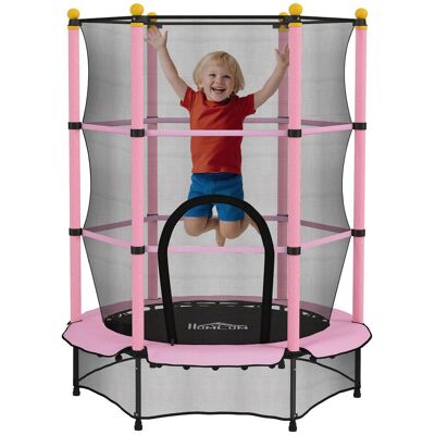 OEM Trampoline Enfant Ø 1,40 × 1,90h M Filet De Sécurité Porte Zipée Couvre-ressorts 6 Poteaux Rembourrés Inclus Rose - Publicité OEM Trampoline Enfant Ø 1,40 × 1,90h M Filet De Sécurité Porte Zipée Couvre-ressorts 6 Poteaux Rembourrés Inclus Rose - Publicité