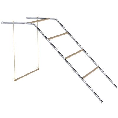 OEM Structure De Jeu En Bois Pour Poules, Aire De Jeux Avec Perchoirs Et Balançoire Réglable, 82 X 150 X 110 Cm, Argentée Ce - Publicité OEM Structure De Jeu En Bois Pour Poules, Aire De Jeux Avec Perchoirs Et Balançoire Réglable, 82 X 150 X 110 Cm, Argentée Ce - Publicité