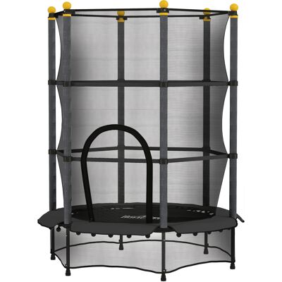 OEM Trampoline Enfant Ø 1,40 × 1,90h M Filet De Sécurité Porte Zipée Couvre-ressorts 6 Poteaux Rembourrés Inclus Noir - Publicité OEM Trampoline Enfant Ø 1,40 × 1,90h M Filet De Sécurité Porte Zipée Couvre-ressorts 6 Poteaux Rembourrés Inclus Noir - Publicité