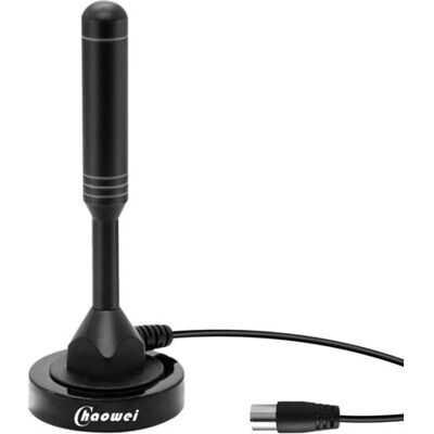 OEM Antenne Tv Numérique À Gain Élevé-chaowei Dvb50b Antennes Hdtv Portables Intérieures Et Extérieures Avec Base Magnétique,câble Coaxial 2m Pour Télévision Numérique Dvb-t2/t - Publicité OEM Antenne Tv Numérique À Gain Élevé-chaowei Dvb50b Antennes Hdtv Portables Intérieures Et Extérieures Avec Base Magnétique,câble Coaxial 2m Pour Télévision Numérique Dvb-t2/t - Publicité