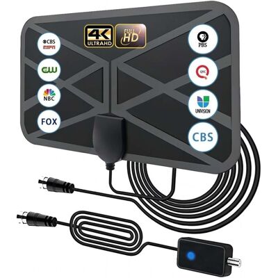 OEM Antenne Tv Intérieur Tnt Hd, 420km Antenne Hdtv Numérique Longue Portée,amplificateur De Signal Chaînes Locales Gratuites 4k 1080p Vhf Uhf - Publicité OEM Antenne Tv Intérieur Tnt Hd, 420km Antenne Hdtv Numérique Longue Portée,amplificateur De Signal Chaînes Locales Gratuites 4k 1080p Vhf Uhf - Publicité