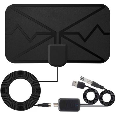 OEM Antenne Tv Numérique Intérieure 4k De 5 800 Km Avec Amplificateur De Signal Dvb-t Hd Pour Plus De Chaînes - Publicité OEM Antenne Tv Numérique Intérieure 4k De 5 800 Km Avec Amplificateur De Signal Dvb-t Hd Pour Plus De Chaînes - Publicité