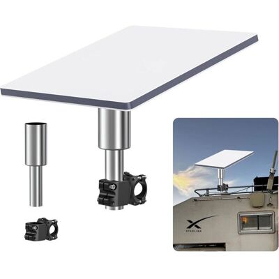 OEM Support Starlink Mini Rv, Accessoires Mini Starlink Rv En Alliage D'Aluminium, Kit Internet Par Satellite Starlink Avec Plage De Montage : Collier De Serrage De 0,87 À 1,1 Pouce Pour Mini-antenne Para - Publicité OEM Support Starlink Mini Rv, Accessoires Mini Starlink Rv En Alliage D'Aluminium, Kit Internet Par Satellite Starlink Avec Plage De Montage : Collier De Serrage De 0,87 À 1,1 Pouce Pour Mini-antenne Para - Publicité