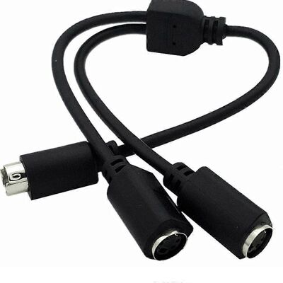FLAMMKRAFT Répartiteur De Câble S-vidéo, Adaptateur Mini Din 4 Broches, Signal Vidéo Mâle Vers 2 Femelles - Publicité FLAMMKRAFT Répartiteur De Câble S-vidéo, Adaptateur Mini Din 4 Broches, Signal Vidéo Mâle Vers 2 Femelles - Publicité