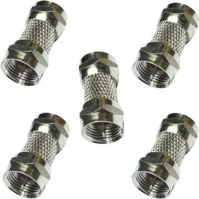 OEM 5x Connecteur Raccord Coupleur Fiche F Mâle-mâle Coaxial Satellite Antenne Tv Télé - Publicité OEM 5x Connecteur Raccord Coupleur Fiche F Mâle-mâle Coaxial Satellite Antenne Tv Télé - Publicité