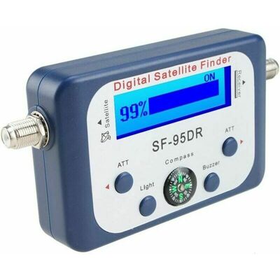OEM Pointeur Satellite Numérique/satfinder Parabole Détecteur Localisateur De Signal Avec Boussole Buzzer Noir - Publicité OEM Pointeur Satellite Numérique/satfinder Parabole Détecteur Localisateur De Signal Avec Boussole Buzzer Noir - Publicité