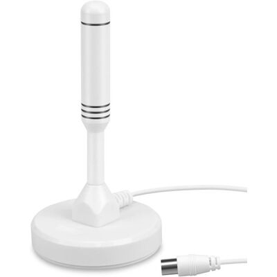 OEM Antenne Tv Intérieure - Choumicha Saveurs France Agro - Dta240 - Haut Gain - Magnétique - Uhf/vhf Dvb-t2 - Publicité OEM Antenne Tv Intérieure - Choumicha Saveurs France Agro - Dta240 - Haut Gain - Magnétique - Uhf/vhf Dvb-t2 - Publicité