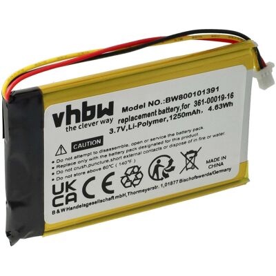 Vhbw Batterie Remplacement Pour Garmin Ed38bd4251u20 Pour Gps Appareil De Navigation (1250mah, 3,7v, Li-polymère) - Publicité Vhbw Batterie Remplacement Pour Garmin Ed38bd4251u20 Pour Gps Appareil De Navigation (1250mah, 3,7v, Li-polymère) - Publicité