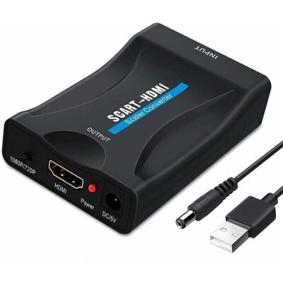 OEM Adaptateur Convertisseur Péritel Vers Hdmi, Convertisseur Audio Vidéo Prise En Charge Hdmi 720p/1080p Pour Lecteur Dvd Vers Tv,8.55.52.3cm - Publicité OEM Adaptateur Convertisseur Péritel Vers Hdmi, Convertisseur Audio Vidéo Prise En Charge Hdmi 720p/1080p Pour Lecteur Dvd Vers Tv,8.55.52.3cm - Publicité
