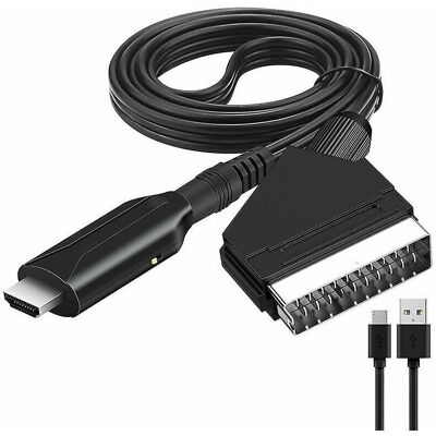 SANS MARQUE Convertisseur Péritel Vers Hdmi Adaptateur Audio Vidéo Pour Hdtv/dvd/décodeur/ps3/pal/ntsc Starlight - Publicité SANS MARQUE Convertisseur Péritel Vers Hdmi Adaptateur Audio Vidéo Pour Hdtv/dvd/décodeur/ps3/pal/ntsc Starlight - Publicité