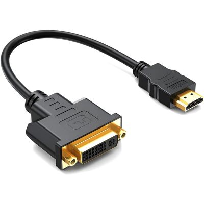 OEM 1 Adaptateur Câble Hdmi Vers Dvi, Bidirectionnel Dvi-i Femelle, Connecteur Or 1080p, Pour Moniteur Pc Tv Projecteur - Publicité OEM 1 Adaptateur Câble Hdmi Vers Dvi, Bidirectionnel Dvi-i Femelle, Connecteur Or 1080p, Pour Moniteur Pc Tv Projecteur - Publicité