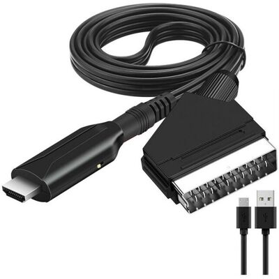 OEM Adaptateur Péritel Vers Hdmi, Convertisseur Péritel Vers Hdmi Avec Câble Hdmi, Scart Vers Hdmi Convertisseur, Pour Full Hd Tv 720p/1080p,audio Vidéo Pour Lecteur Dvd Sky Blu-ray Stb Vhs Xbox Ps3 Npter - Publicité OEM Adaptateur Péritel Vers Hdmi, Convertisseur Péritel Vers Hdmi Avec Câble Hdmi, Scart Vers Hdmi Convertisseur, Pour Full Hd Tv 720p/1080p,audio Vidéo Pour Lecteur Dvd Sky Blu-ray Stb Vhs Xbox Ps3 Npter - Publicité