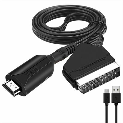 OEM Vurahome - Convertisseur Péritel Vers Hdmi Adaptateur Audio Vidéo Pour Hdtv/dvd/décodeur/ps3/pal/ntsc - Publicité OEM Vurahome - Convertisseur Péritel Vers Hdmi Adaptateur Audio Vidéo Pour Hdtv/dvd/décodeur/ps3/pal/ntsc - Publicité