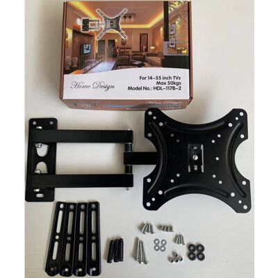 OEM 32-55 "support De Montage Mural Réglable Support Tv Rotatif Tmx200 Avec Niveau À Bulle(14-43 Pouces Ss117b-2) - Publicité OEM 32-55 "support De Montage Mural Réglable Support Tv Rotatif Tmx200 Avec Niveau À Bulle(14-43 Pouces Ss117b-2) - Publicité