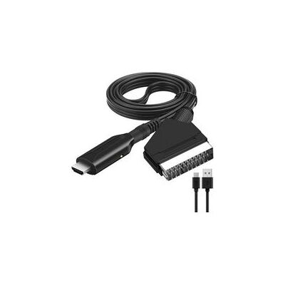 SANS MARQUE Convertisseur Scart Vers Hdmi Avec Câble Hdmi, Pour Téléviseurs Full Hd (720p/1080p), Lecteurs Dvd, Magnétoscopes Et Enregistreurs Vidéo. Publicité SANS MARQUE Convertisseur Scart Vers Hdmi Avec Câble Hdmi, Pour Téléviseurs Full Hd (720p/1080p), Lecteurs Dvd, Magnétoscopes Et Enregistreurs Vidéo. Publicité