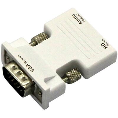 FLAMMKRAFT Convertisseur Hdmi Vers Vga Avec Câble Audio 3,5 Mm 1080p Pour Hd Femelle Vers - Publicité FLAMMKRAFT Convertisseur Hdmi Vers Vga Avec Câble Audio 3,5 Mm 1080p Pour Hd Femelle Vers - Publicité