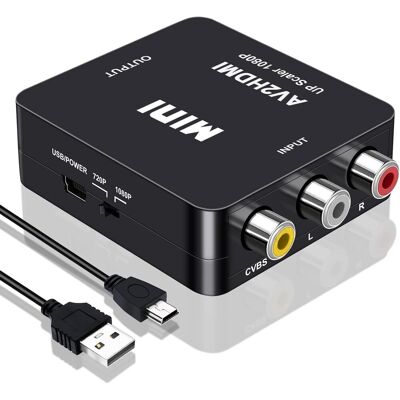 OEM 1 Convertisseur Rca Vers Hdmi, Adaptateur Audio Vidéo 1080p, Support Pal Ntsc, Pour Tv Pc Ps3 Ps4 Xbox - Publicité OEM 1 Convertisseur Rca Vers Hdmi, Adaptateur Audio Vidéo 1080p, Support Pal Ntsc, Pour Tv Pc Ps3 Ps4 Xbox - Publicité