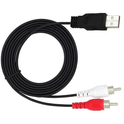 FLAMMKRAFT Adaptateur Usb 2.0 Mâle Vers 2 Rca Mâles Pour Son Et Vidéo, Convertisseur Auxiliaire Pour Tv/pc - Publicité FLAMMKRAFT Adaptateur Usb 2.0 Mâle Vers 2 Rca Mâles Pour Son Et Vidéo, Convertisseur Auxiliaire Pour Tv/pc - Publicité