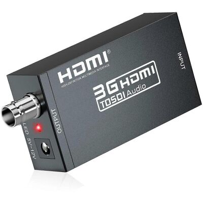 FLAMMKRAFT Convertisseur Hdmi Vers Sdi Haute Définition Avec Intégration Audio - Publicité FLAMMKRAFT Convertisseur Hdmi Vers Sdi Haute Définition Avec Intégration Audio - Publicité