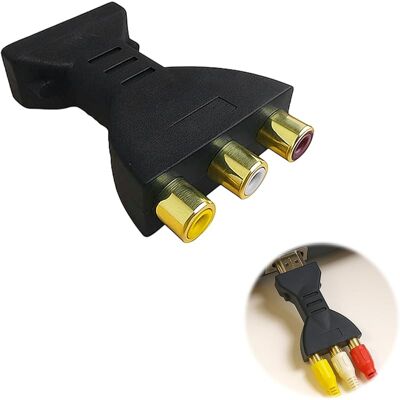 SANS MARQUE Adaptateur Hdmi Vers 3 Rca, Convertisseur Hdmi Vers Av Rouge Blanc Jaune, Vidéo Audio 1080p, Connecteur Plaqué Or Transmission Stable, Compatible Hdtv Dvd Home Cinéma Projecteur Décodeur Avec Décodage - Publicité SANS MARQUE Adaptateur Hdmi Vers 3 Rca, Convertisseur Hdmi Vers Av Rouge Blanc Jaune, Vidéo Audio 1080p, Connecteur Plaqué Or Transmission Stable, Compatible Hdtv Dvd Home Cinéma Projecteur Décodeur Avec Décodage - Publicité