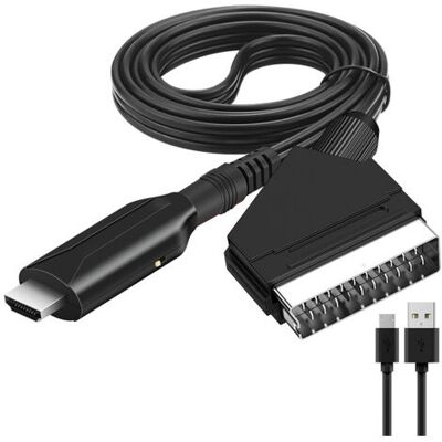 OEM Royaluxe-convertisseur De Tension,convertisseur Péritel Vers Hdmi Adaptateur Audio Vidéo Pour Hdtv/dvd/décodeur/ps3/pal/ntsc - Publicité OEM Royaluxe-convertisseur De Tension,convertisseur Péritel Vers Hdmi Adaptateur Audio Vidéo Pour Hdtv/dvd/décodeur/ps3/pal/ntsc - Publicité