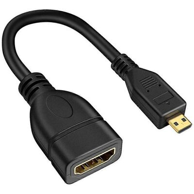 FLAMMKRAFT Adaptateurs Microhdmi Mâle Vers Femelle Compatibles 4k, Idéaux Pour Les Voyages - Publicité FLAMMKRAFT Adaptateurs Microhdmi Mâle Vers Femelle Compatibles 4k, Idéaux Pour Les Voyages - Publicité