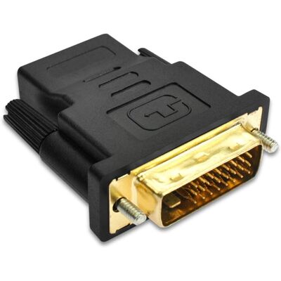OEM 1 Adaptateur Dvi Vers Hdmi, Connecteur Dvi Mâle 24+1, Port Hdmi Femelle 1080p, Pour Écran Tv Projecteur - Publicité OEM 1 Adaptateur Dvi Vers Hdmi, Connecteur Dvi Mâle 24+1, Port Hdmi Femelle 1080p, Pour Écran Tv Projecteur - Publicité