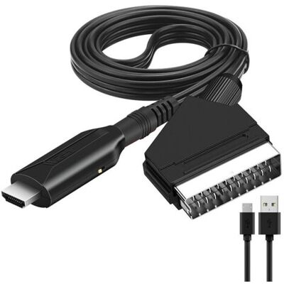 OEM Royaluxe-adaptateur Audio Vidéo Péritel Vers Hdmi Pour Hdtv/dvd/décodeur/ps3/pal/ntsc - Convertisseur Haute Qualité Starlight - Publicité OEM Royaluxe-adaptateur Audio Vidéo Péritel Vers Hdmi Pour Hdtv/dvd/décodeur/ps3/pal/ntsc - Convertisseur Haute Qualité Starlight - Publicité