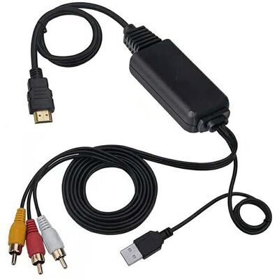 OEM Hdmi To Av 1080p Hdmi To Rca Converter 3rca Cvbs Composite Vidéo Audio Hdmi Vers Tv Dvd Ps3 Ntsc Av Adaptateur - Publicité OEM Hdmi To Av 1080p Hdmi To Rca Converter 3rca Cvbs Composite Vidéo Audio Hdmi Vers Tv Dvd Ps3 Ntsc Av Adaptateur - Publicité