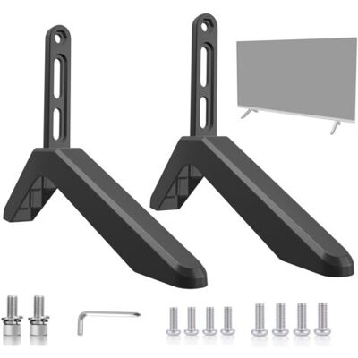 Bunthaus Pieds De Support Tv Universels, Support Tv Pour Téléviseurs De 32 À 75 Pouces, Base Stable Avec Réglage De L'Inclinaison, Compatible Avec Samsung, Lg, Sony, Etc. Écrans Plats, Incurvés - Publicité Bunthaus Pieds De Support Tv Universels, Support Tv Pour Téléviseurs De 32 À 75 Pouces, Base Stable Avec Réglage De L'Inclinaison, Compatible Avec Samsung, Lg, Sony, Etc. Écrans Plats, Incurvés - Publicité