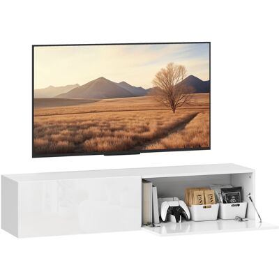 OEM Support Mural Pour Téléviseur Adapté Aux Téléviseurs De 45, 55 Ou 65 Pouces, Avec Deux Portes, Mesurant 140 X 33 X 29,8 Cm, Blanc. Publicité OEM Support Mural Pour Téléviseur Adapté Aux Téléviseurs De 45, 55 Ou 65 Pouces, Avec Deux Portes, Mesurant 140 X 33 X 29,8 Cm, Blanc. Publicité
