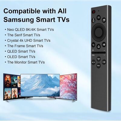 SANS MARQUE Télécommande De Rechange Universelle Pour Tv Samsung Smart Tv, Télécommande De Rechange Avec Touches D'Accès Rapide Pour Séries Tv Sam-sung Qled Oled 4k 8k - Publicité SANS MARQUE Télécommande De Rechange Universelle Pour Tv Samsung Smart Tv, Télécommande De Rechange Avec Touches D'Accès Rapide Pour Séries Tv Sam-sung Qled Oled 4k 8k - Publicité