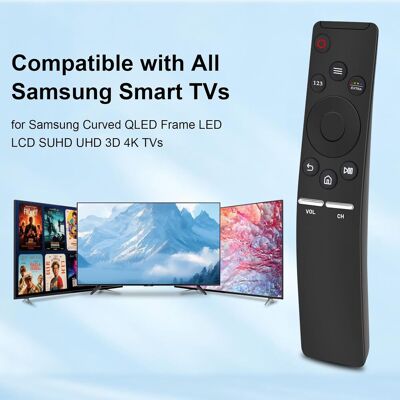 SANS MARQUE Lot De 2 Télécommandes Universelles Pour Samsung Smart Tv, Bn59-01260a - Remplacement Pour Samsung Uhd Qled Smart 4k Ultra/hd/6/7/8 Series Led Hd Tv - Publicité SANS MARQUE Lot De 2 Télécommandes Universelles Pour Samsung Smart Tv, Bn59-01260a - Remplacement Pour Samsung Uhd Qled Smart 4k Ultra/hd/6/7/8 Series Led Hd Tv - Publicité