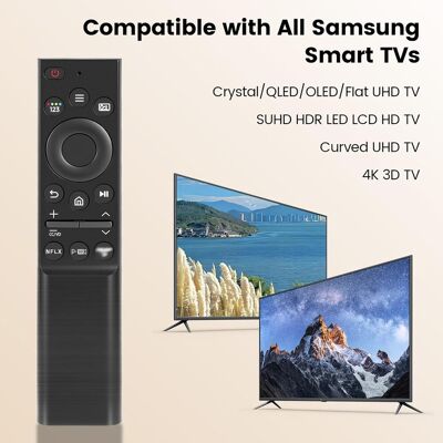 SANS MARQUE Bn59-01358b Télécommande Universelle Pour Samsung Smart Tv Télécommande De Rechange Pour Samsung Qled Uhd Suhd Hdr Lcd Led Hdtv Frame Curved 4k 8k 3d Smart Tv - Publicité SANS MARQUE Bn59-01358b Télécommande Universelle Pour Samsung Smart Tv Télécommande De Rechange Pour Samsung Qled Uhd Suhd Hdr Lcd Led Hdtv Frame Curved 4k 8k 3d Smart Tv - Publicité