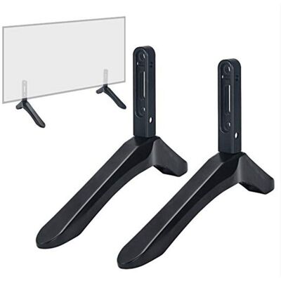 OEM Support De Base Pour Meuble Tv Universel Pour Téléviseur Lcd Samsung Vizio Sony De 32 À 65 Pouces, Ne Convient Pas Aux Téléviseurs Lg, Noir, Support Tv, Support De Bureau, 2 Pièces - Publicité OEM Support De Base Pour Meuble Tv Universel Pour Téléviseur Lcd Samsung Vizio Sony De 32 À 65 Pouces, Ne Convient Pas Aux Téléviseurs Lg, Noir, Support Tv, Support De Bureau, 2 Pièces - Publicité