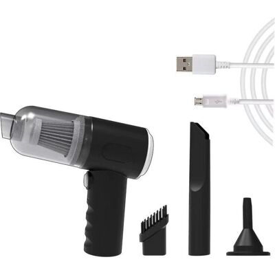 OEM Aspirateur Portatif As-228 - Rechargeable Par Usb - Accessoires Variés - Nettoyage Précis - Publicité OEM Aspirateur Portatif As-228 - Rechargeable Par Usb - Accessoires Variés - Nettoyage Précis - Publicité